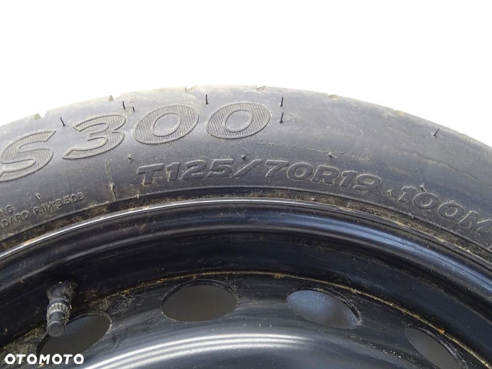 KOŁO DOJAZDOWE ZAPASOWE 125/70R19 5X112 ET 22 8W0601027 AUDI A4 B9 8W - 10