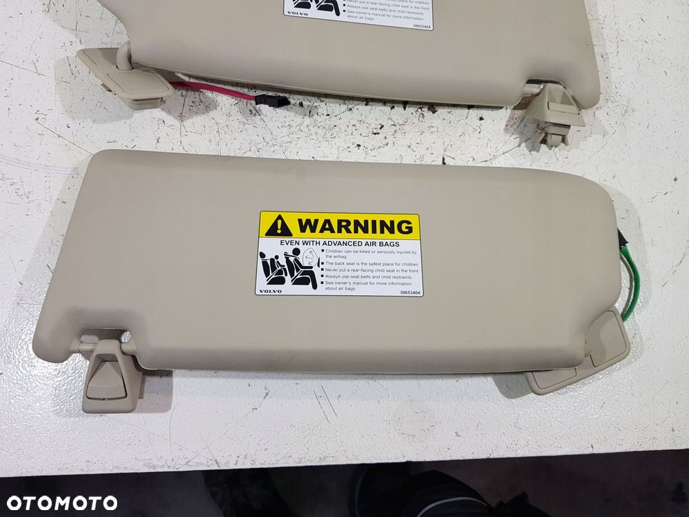 słoneczka osłona przeciwsłoneczna daszek pilot volvo xc60 i eu 12r komplet - 8