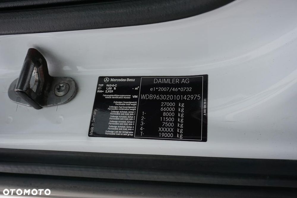 Mercedes-Benz ANTOS / 2545 / EURO 6 / CHŁODNIA + WINDA / 23 PALETY / OŚ SKRĘTNA - 11