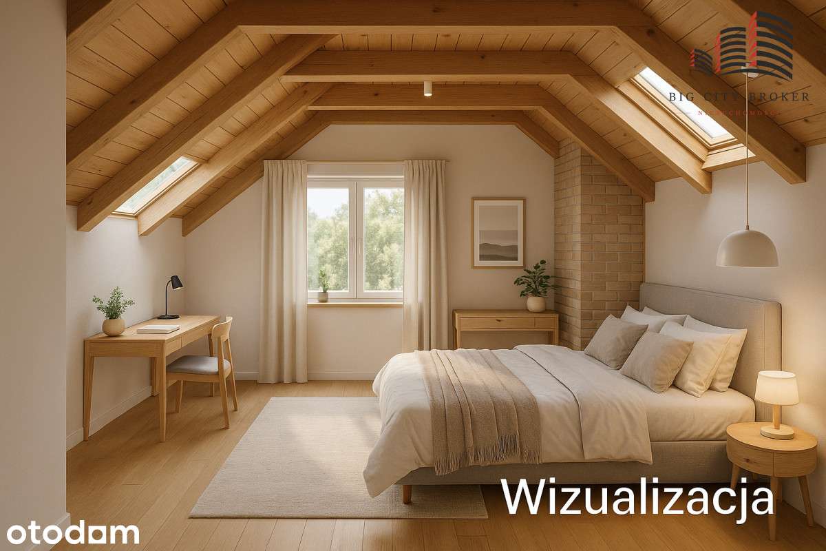 Połówka bliźniaka, stan surowy, działka 4,5 ar - Pełny obrazek: 3/9