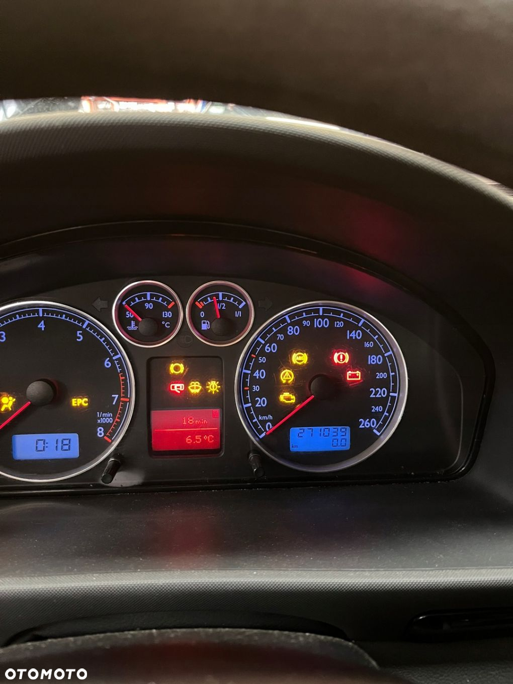 vw sharan mk1 fl lift 2.0 8v atm licznik zegary pół-fis 7M3920820G 271tyś - 2