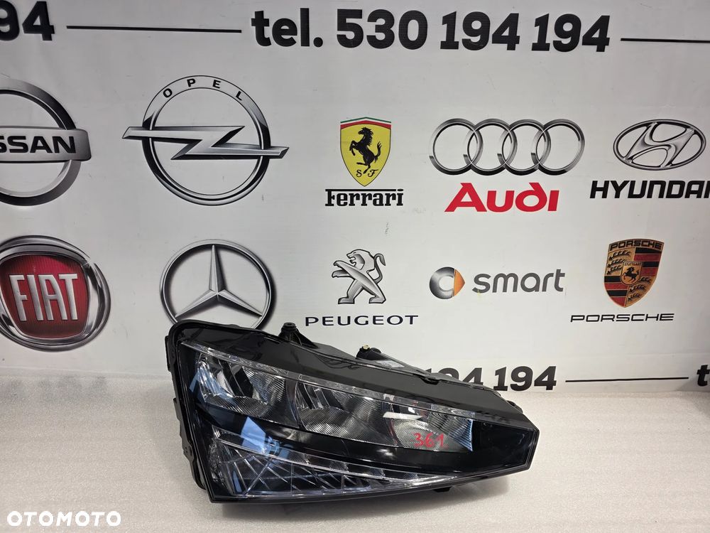 SKODA SCALA 657 19- FULL LED FULLLED FULLED CRYSTAL LIGHTING PRAWA LAMPA PRZEDNIA PRZÓD NR 657941016 NR AUKCJI LPP361 - 1