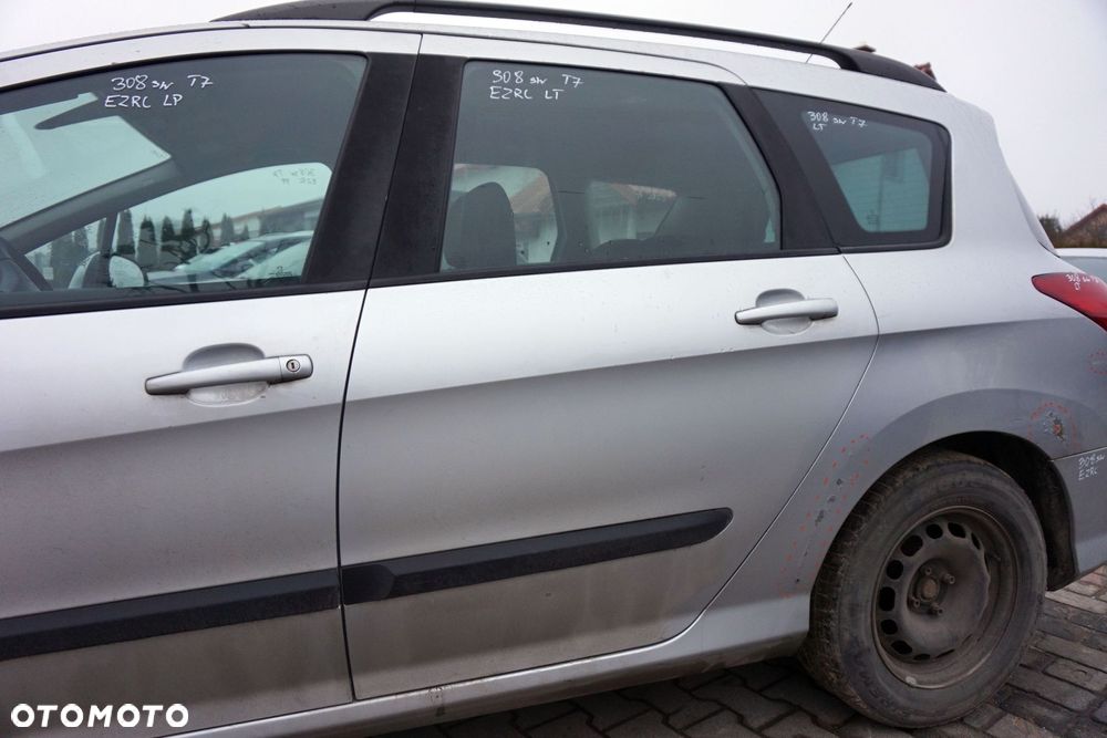 DRZWI TYLNE LEWE 308 I T7 KOMBI EZRC  SREBRNY PEUGEOT 2007-2011 - 3