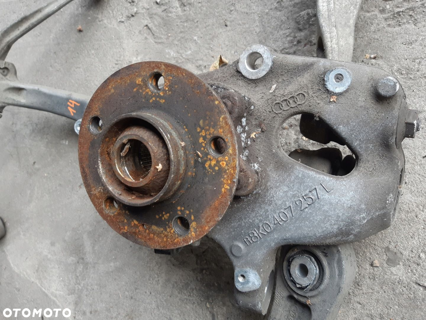 AUDI A4 B8 A5 8T A6 C7 A7 ZWROTNICA LEWA LEWY PRZÓD 8K0407257L - 4