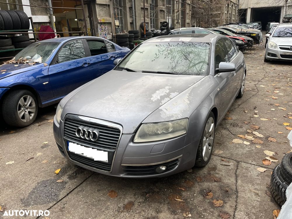 Dezmembrez Audi A6 C6 4F sedan 3.0 TDI BMK 2006 LY7H gri automat - 2