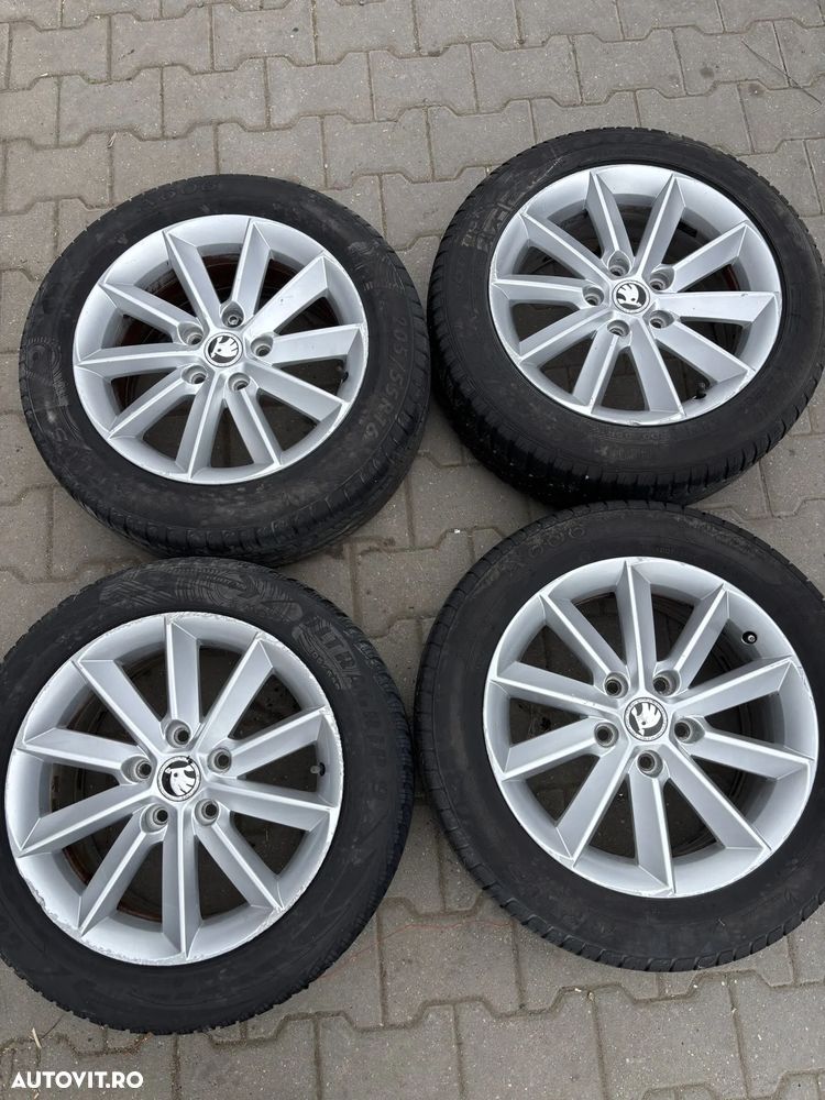 Set Jante/Set roti Skoda Octavia 3 205/55/16 - 1