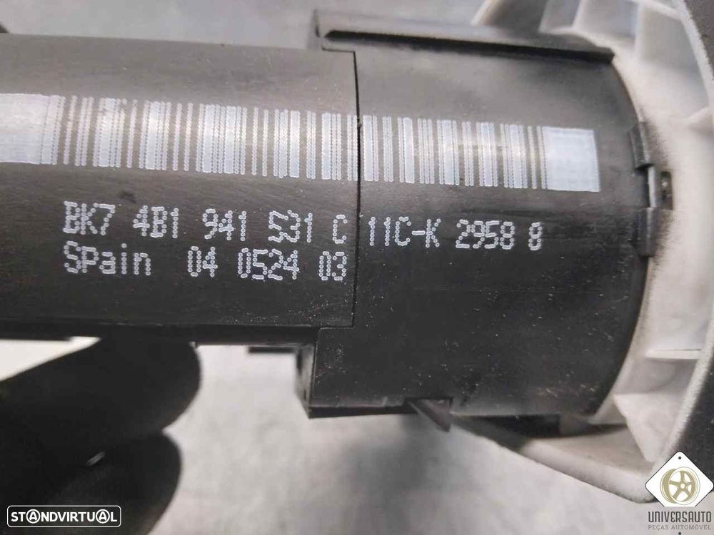 COMANDO LUZES TABLIER AUDI A6 1998 - 1