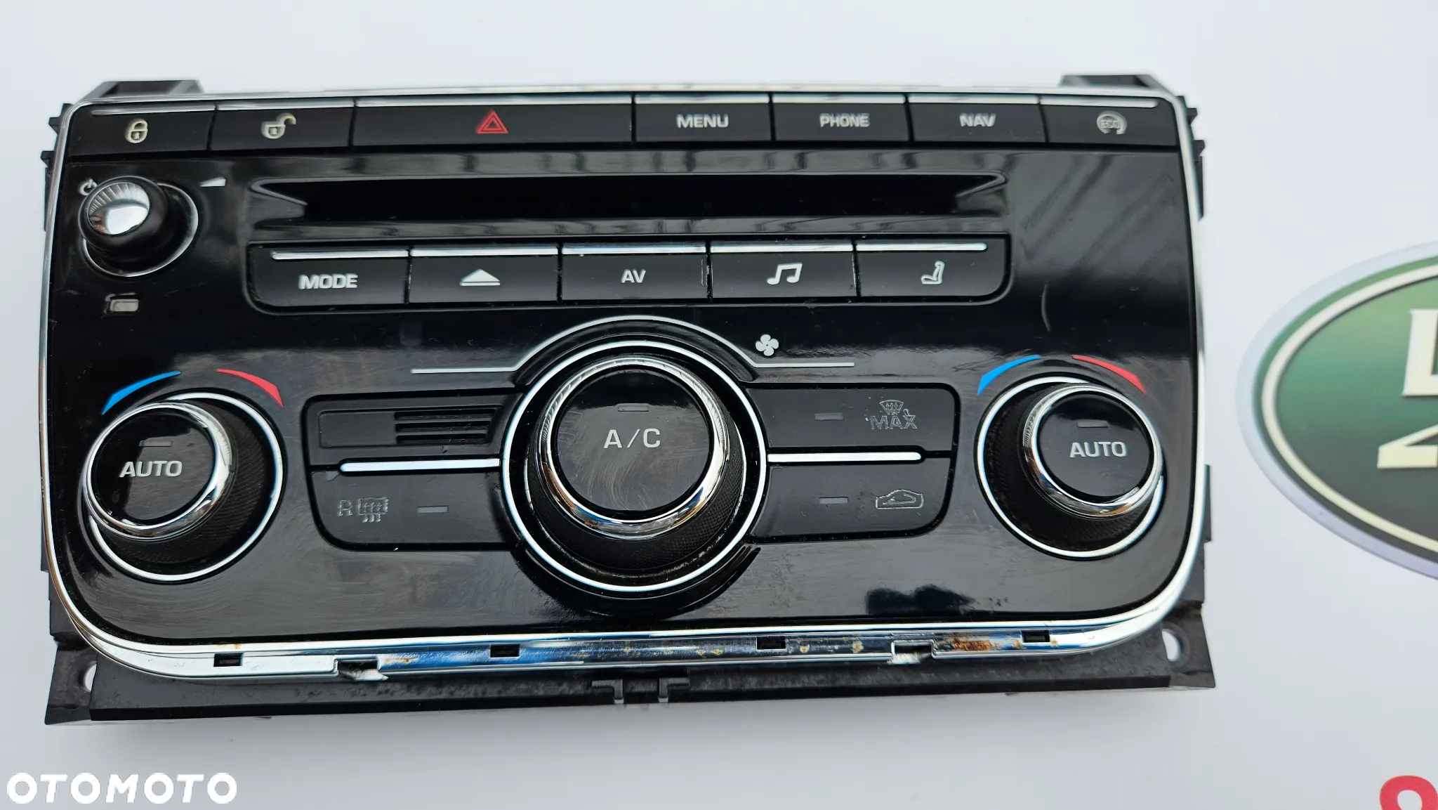 Jaguar XJ 351 2010-2015 Panel sterowania radiem klimatyzacją Panel klimatyzacji DW93-18C858-GB - 2