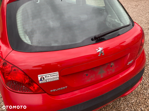 PEUGEOT 207 06- Klapa tył tylna bagażnika KKNB 5-drzwi