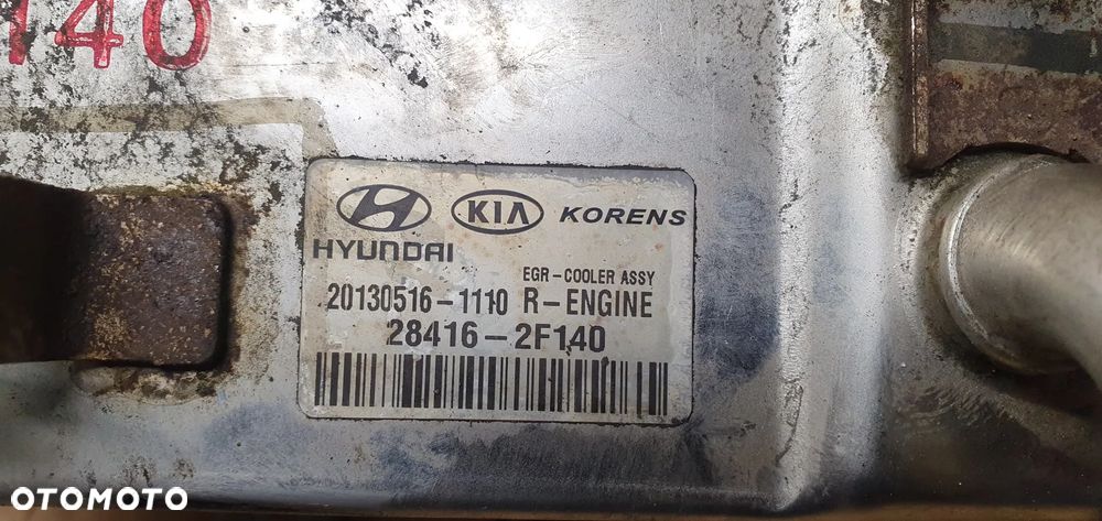 Chłodniczka spalin EGR Kia Sportage III 2.0 CRDI 28416-2F140 - 6