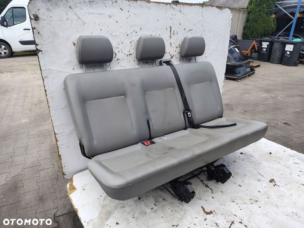 FOTEL KANAPA PASAŻERA 2 RZĄD VOLKSWAGEN T5 FL LIFT - 11