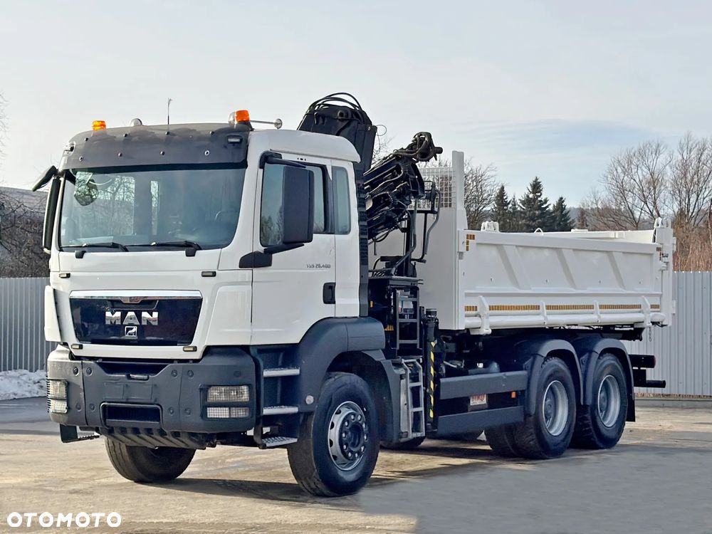 MAN TGS 26.400 *WYWROTKA 5,30m * HIAB 144 B - 3 HIDUO + PILOT * 6x4 - 4