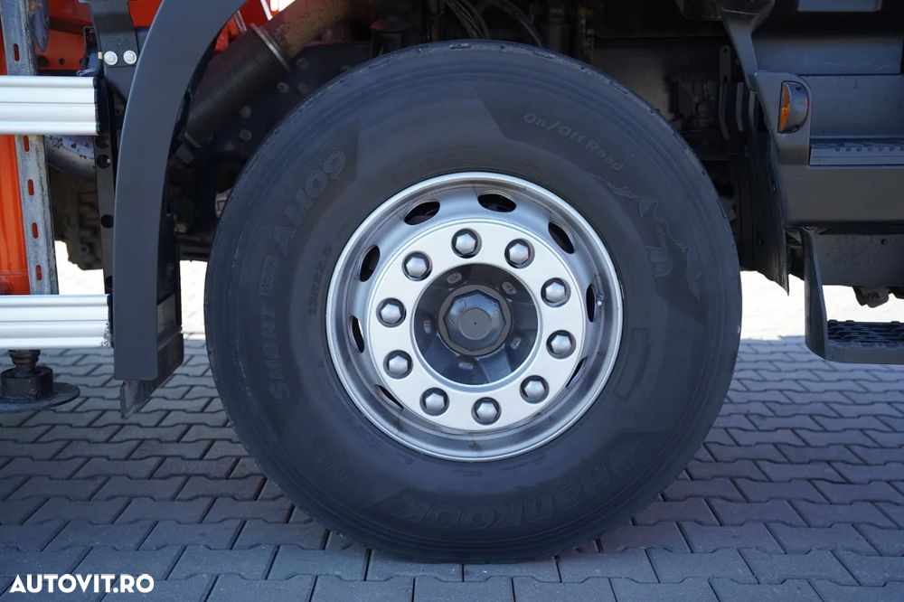 Renault C 430 / 6x4 / LIVRARE 6,8 M + HIAB 188 ES-4 HDS / EXTENSIE 12,5 M / RADIOCOMANDĂ / ROTATOARE - 21