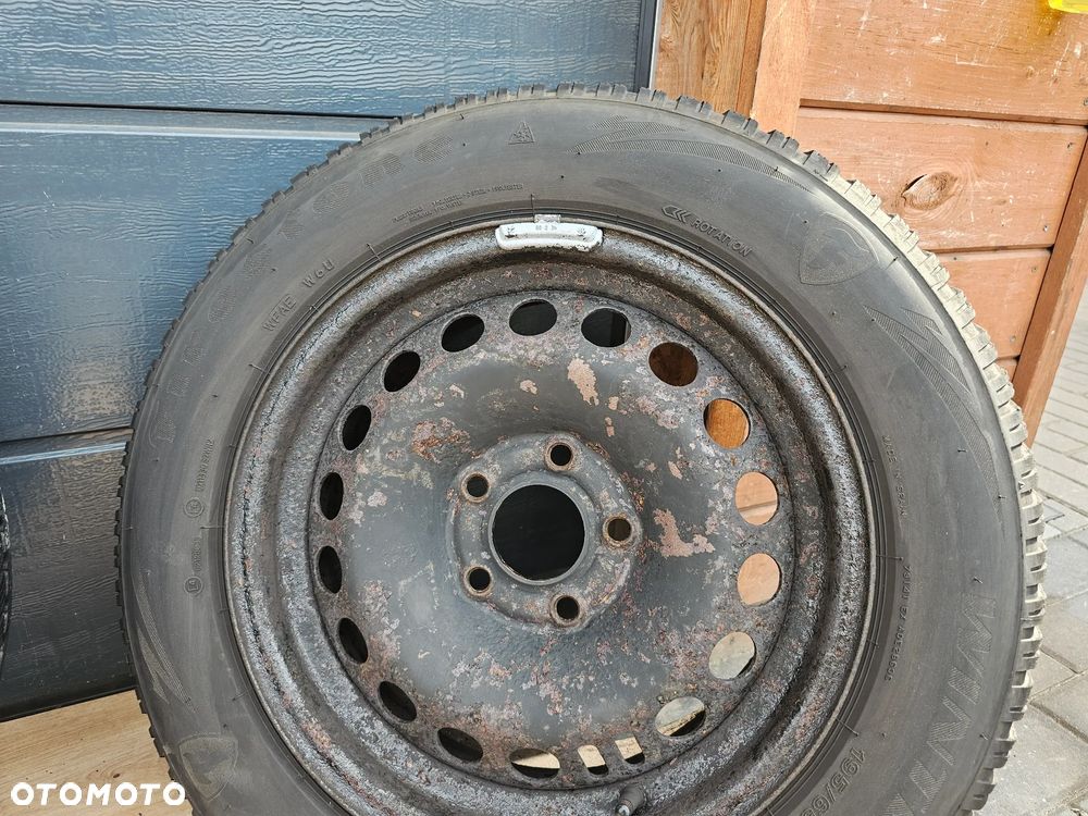 KOŁA FELGI STALOWE 15 OPONY ZIMOWE OPEL VECTRA C SIGNUM ASTRA H MERIVA B ZAFIRA A B 5x110 ET35 6,5J 195/65/15 - 5