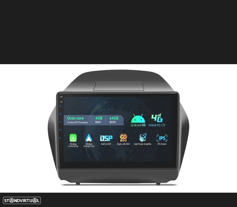 AUTO RADIO GPS ANDROID 13 PARA HYUNDAI IX35 09-15 - 1