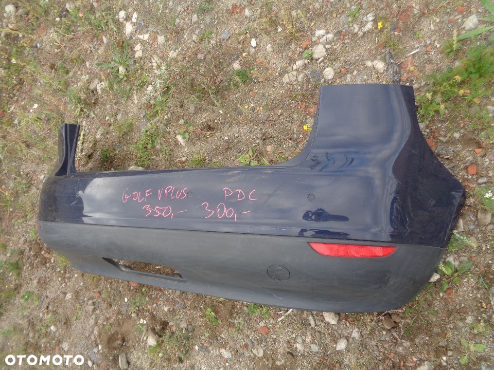 VW GOLF V PLUS ZDERZAK TYŁ TYLNY KPL. PDC - 3
