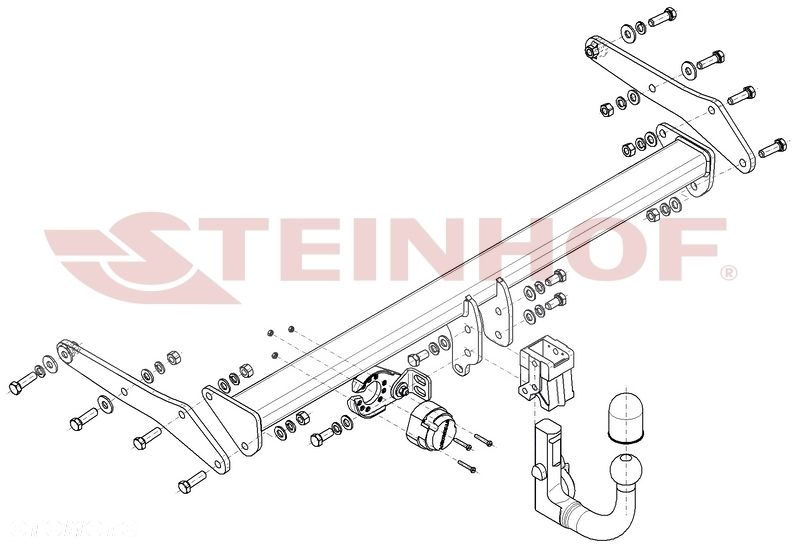 Hak holowniczy + MODUŁ 7PIN do Skoda Fabia III Kombi Facelift od 2018 - 2