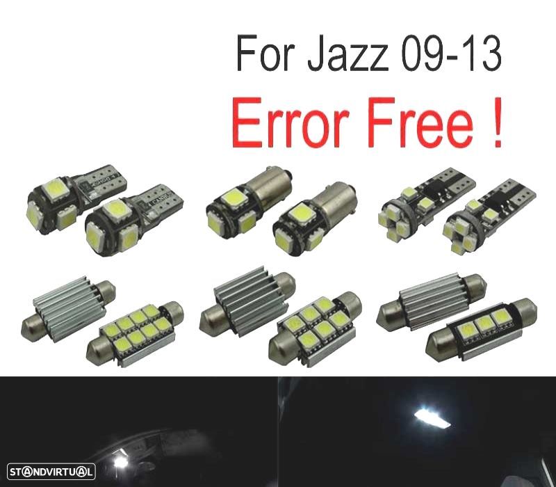 KIT COMPLETO 6 LÂMPADAS LED INTERIOR HONDA JAZZ APTO 09-13 - 1