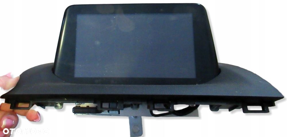 MAZDA 3 III MONITOR WYŚWIETLACZ EKRAN MODUŁ RADIO NAWIGACJA B61A611J0 - 1