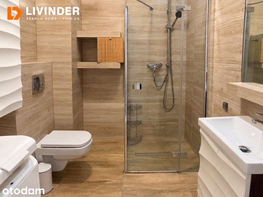 55 m² | Duży balkon | Garderoba | Recepcja