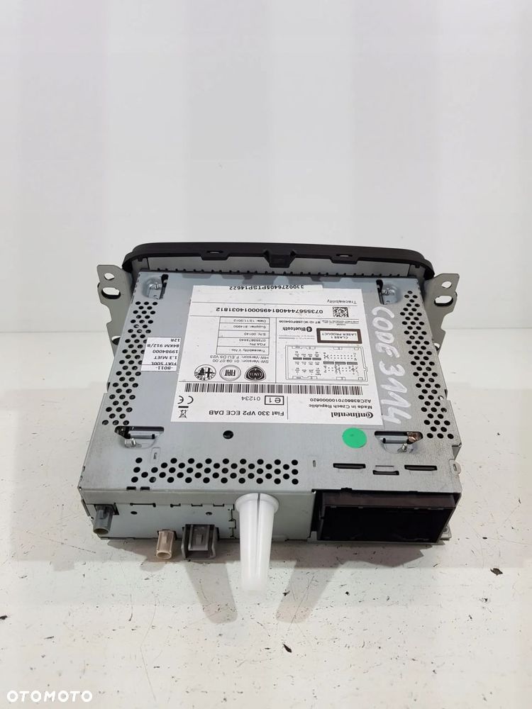 RADIO MP3 BLUETOOTH KOD 07355674440 FIAT 500L EU - 5