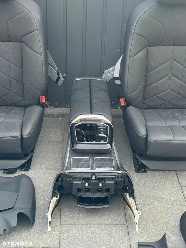 FOTELE TAPICERKA BMW 7 G70 INDIVIDUAL CZARNE MASAŻ WENTYLACJA GRZANE - 14