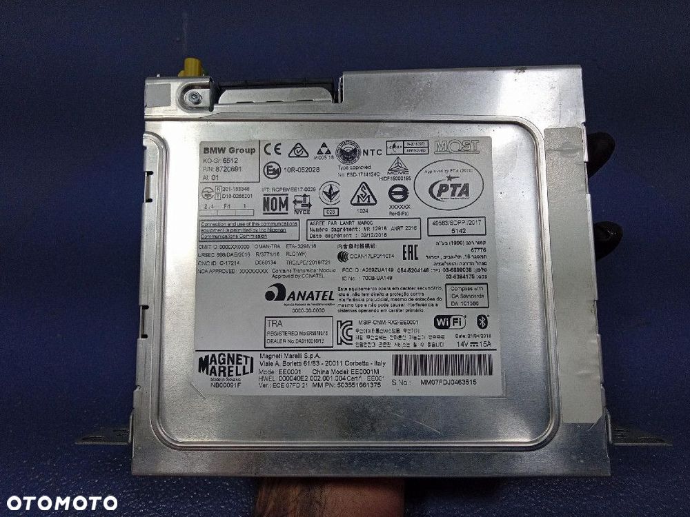 BMW 3 F30 F31 LCI LIFT 15-20 RADIO CZYTNIK NAWIGACJI HEADUNIT 8720691 - 6