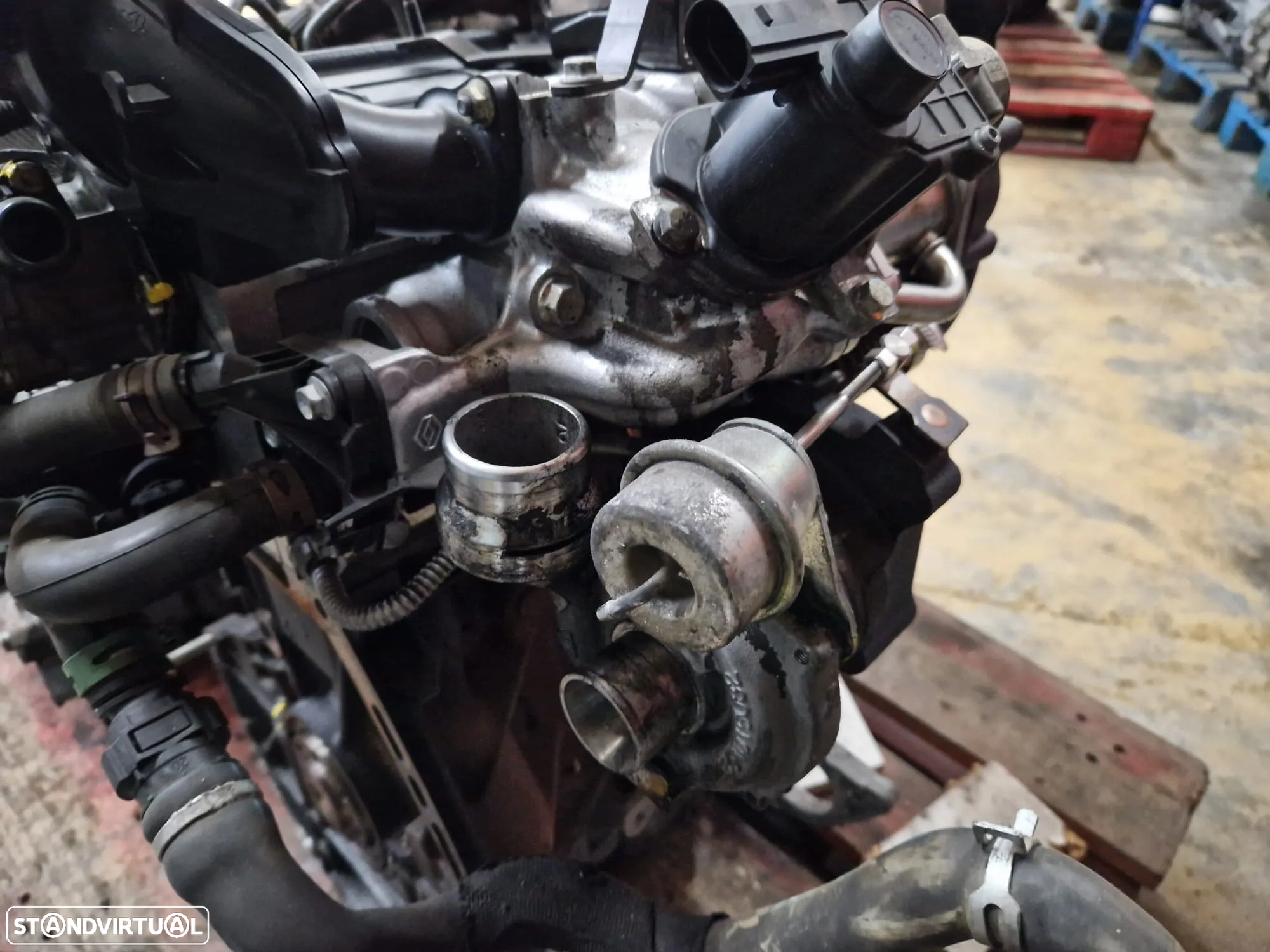 Motor usado para peças K9K766 1.5 DCI 85CV RENAULT CLIO III 3 DELPHI - 5