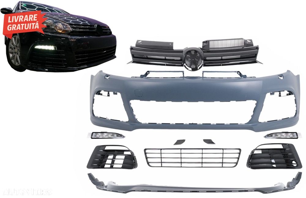 Bara Fata VW Golf 6 VI (2008-2013) R20 Look- livrare gratuita - 20