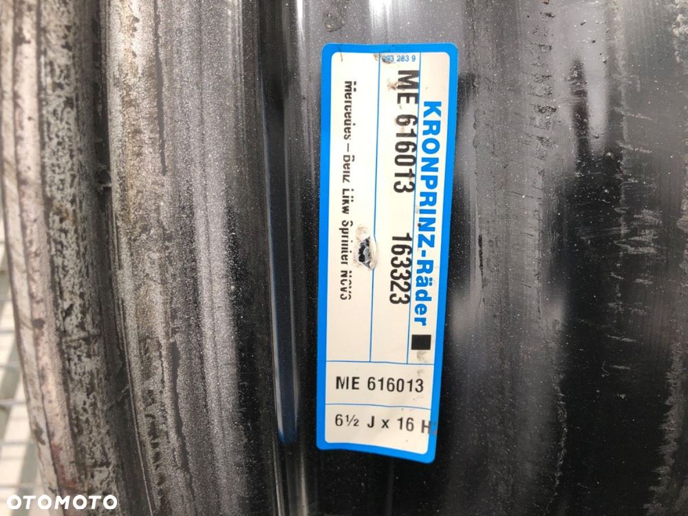 FELGA STALOWA 16 6,5J  VW CRAFTER 30-35 Autobus (2E_) 2006 - 2016 2.5 TDI 120 kW [163 KM] olej - 4