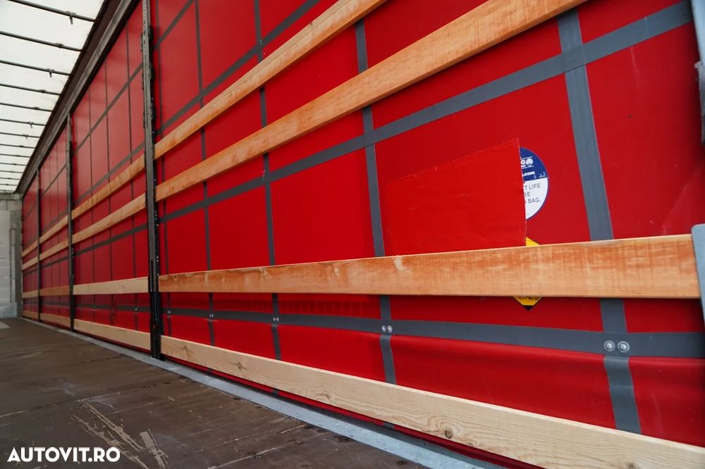 Schmitz Cargobull CORTINĂ / VARIOS / 385/55 R22.5 / PUNȚĂ CULISANTĂ / ACOPERIȘ CULISANT / SAF - 17