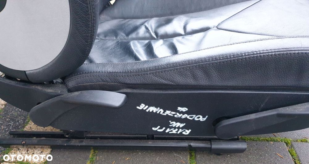 mercedes slk r171 fotel prawy przÓd przedni skÓra grzana szyja oryg - 7
