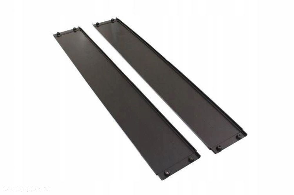 Uniwersalne dokładki progów czarny połysk - 5