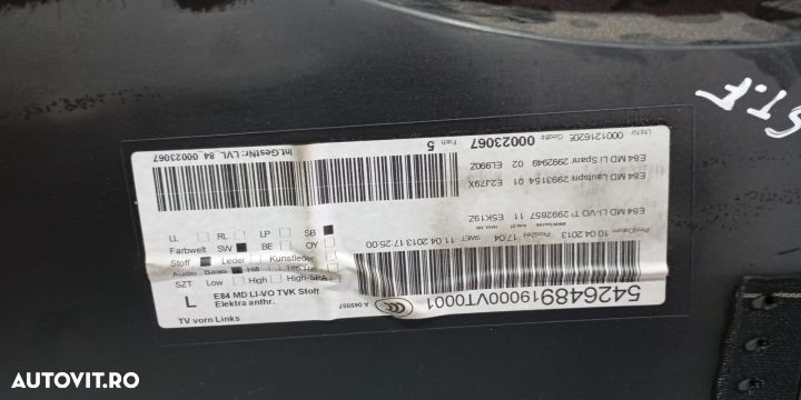 Tapiterie usa stanga fata A049557 BMW X1 E84 [facelift] [2012 - 2015] - 3