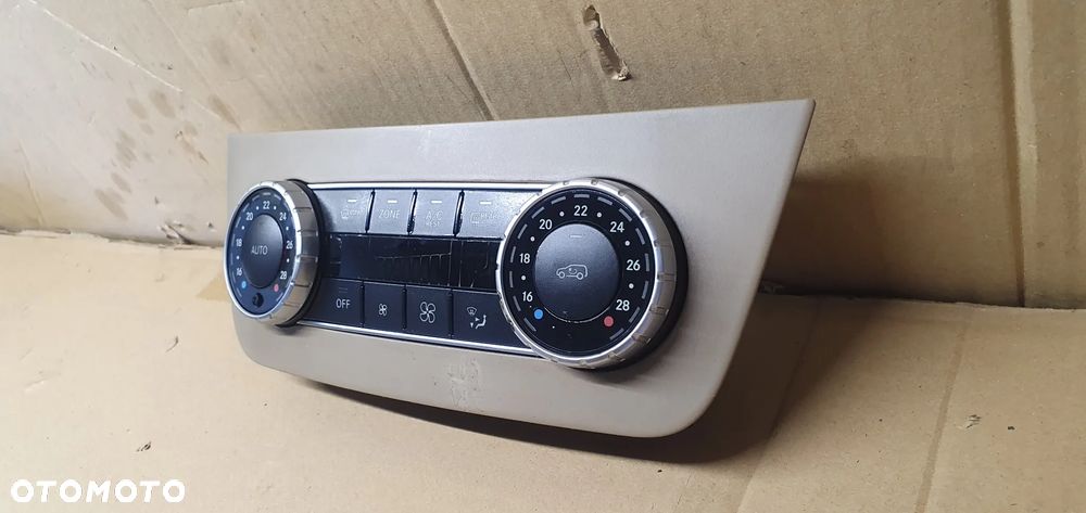 Panel nawiewu klimatyzacji klimatronic Mercedes GL X166 W166 A1669006209 - 3