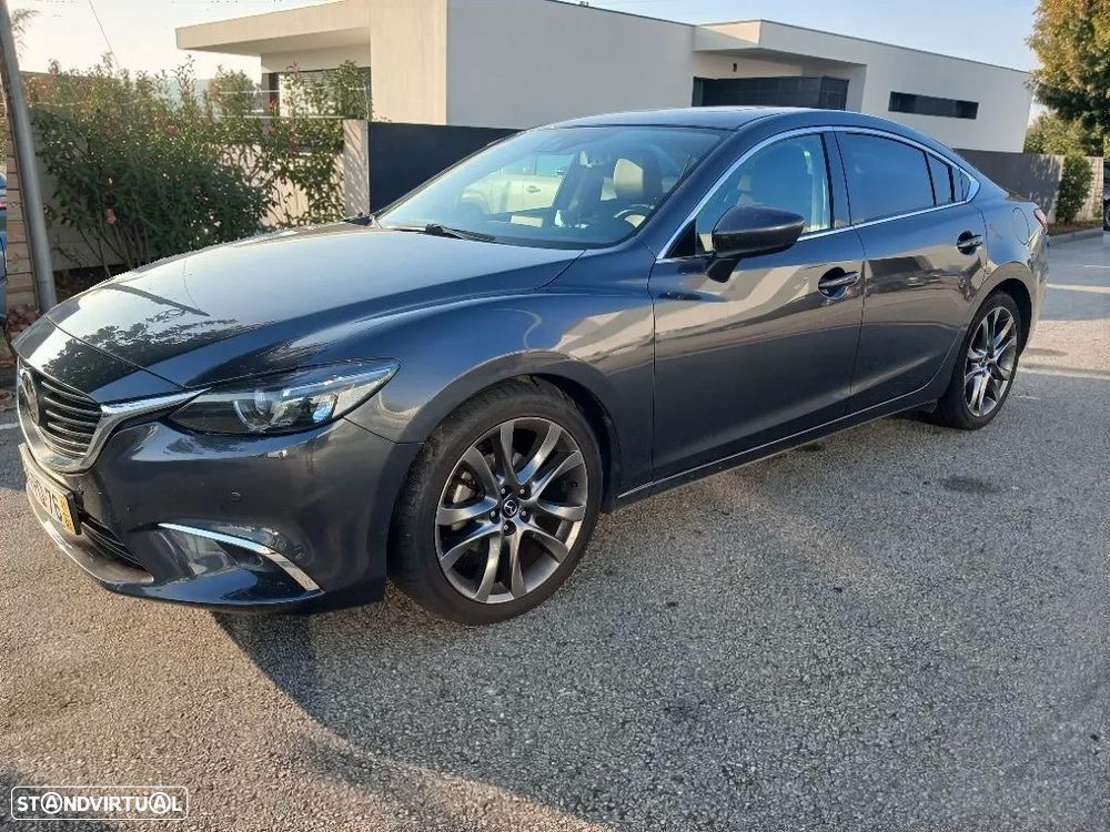 Mazda 6 M6 2.2 SKY-D Excellence PLeather White+Cruise P.+TAE+Navi - 4