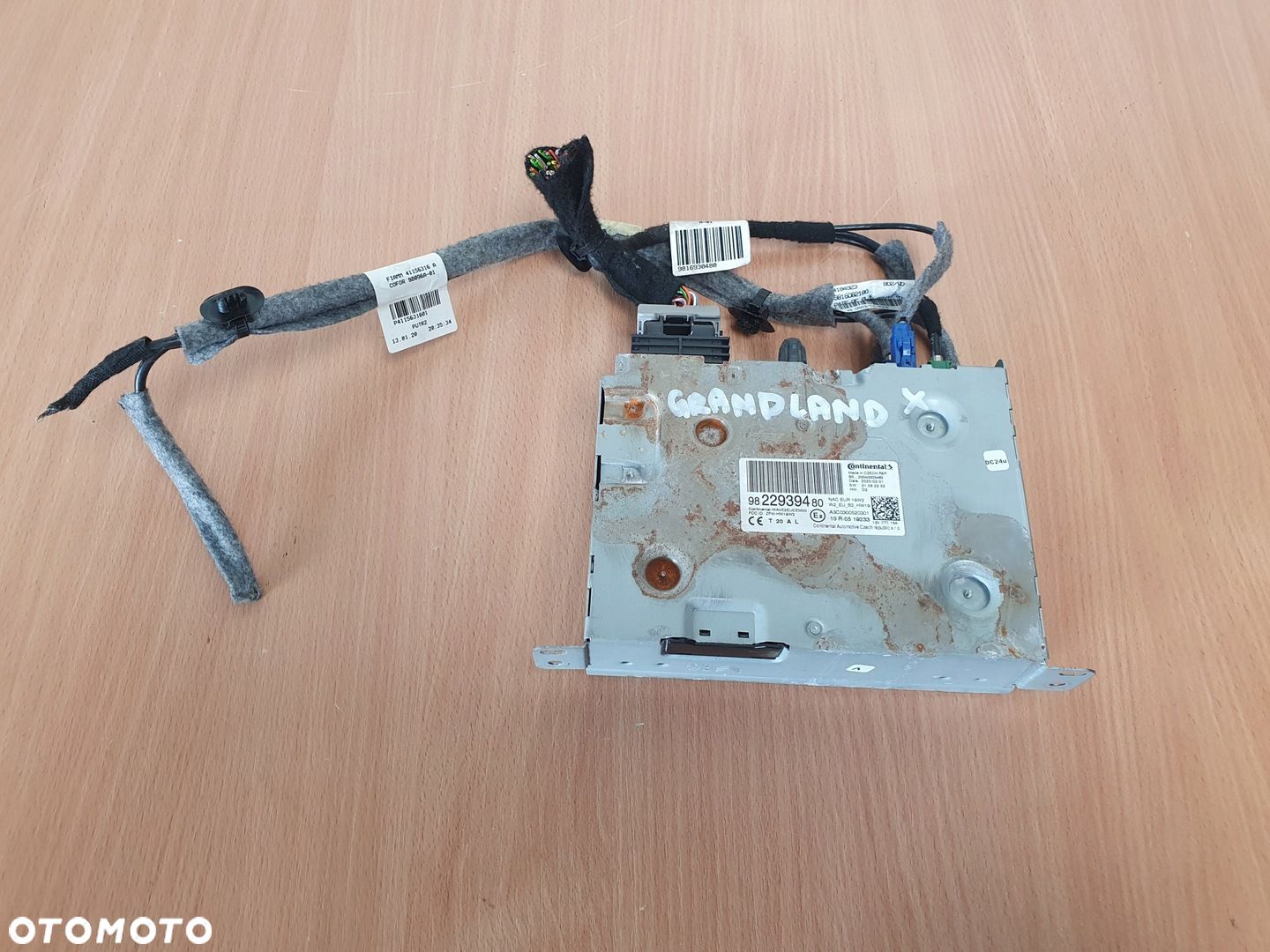 RADIO NAWIGACJA CITROEN C3 III PEUGEOT OPEL GRANDLAND X 9822939480 - 1