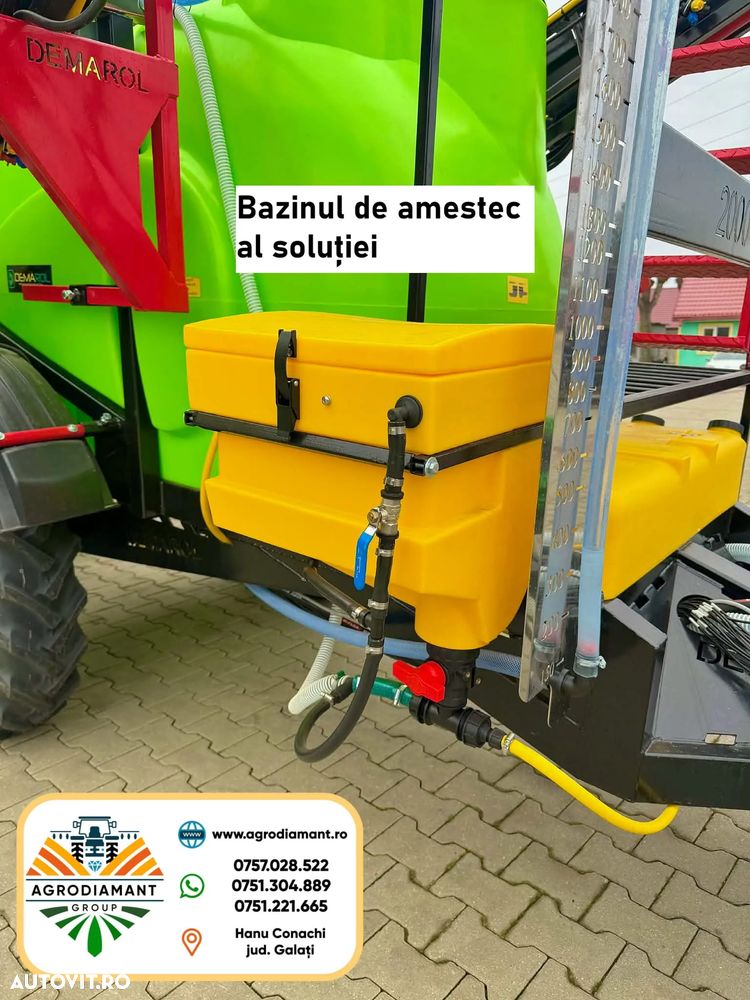 Alta Instalatie de erbicidat tractata full hidraulica DEMAROL CYCLON 2000L - 16