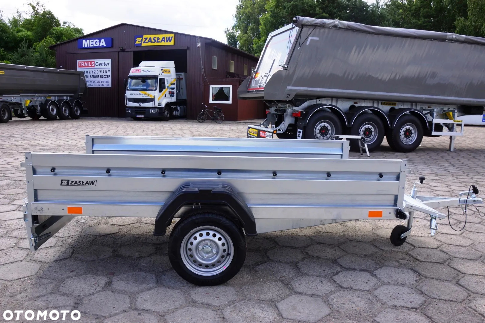 Zaslaw 1 oś, przyczepa towarowa MOCNA I SOLDNA DMC 750 KG - 23