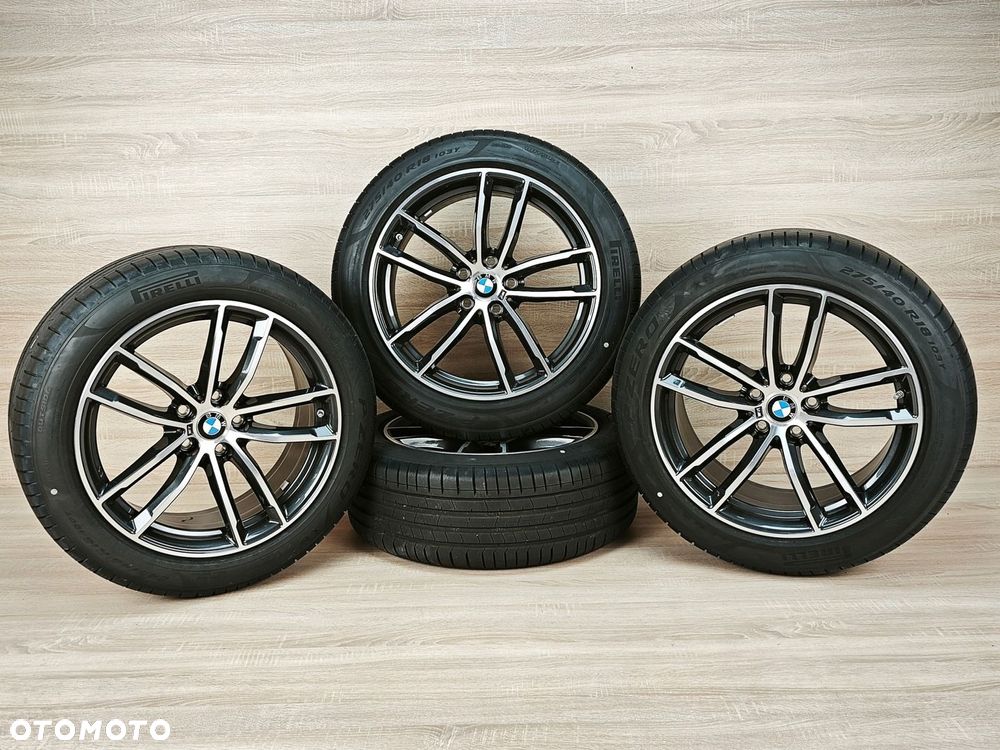 KOŁA 18" FELGI OPONY M-PAKIET BMW 5 G30 G31 34 km JAK NOWE RFT 275/40R18 - 1