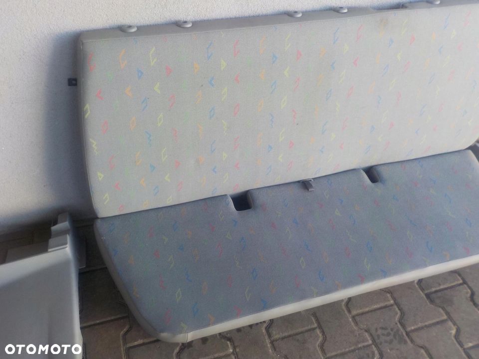VW T5 DOKA DUBELKABINA FOTEL KANAPA ŁAWKA TYŁ - 2