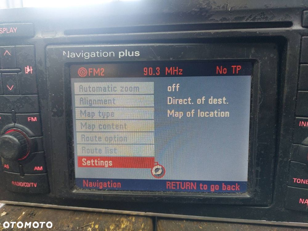 RADIO ODTWARZACZ AUDI NAVIGATION PLUS + KOD AUDI A4 B6 8E0035192B - 11