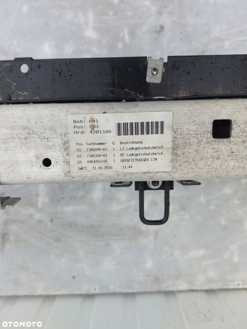 714090615 PAŁĄK BEZPIECZEŃSTWA KAPOTAŻ BMW 3 E93 - 2