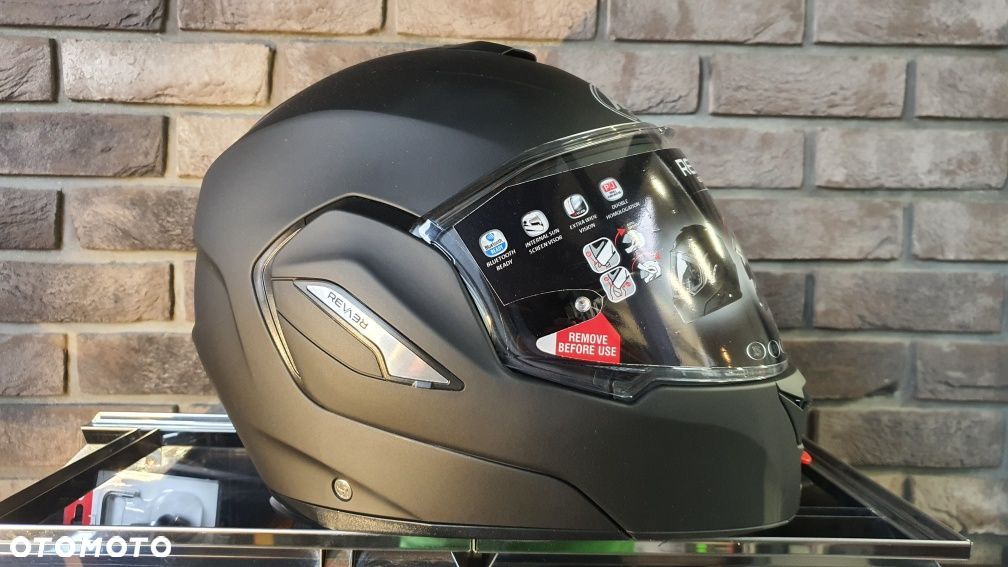 Kask Airoh Rev podnoszona szczęka do tyłu otwierany całkiem do tyłu L - 1