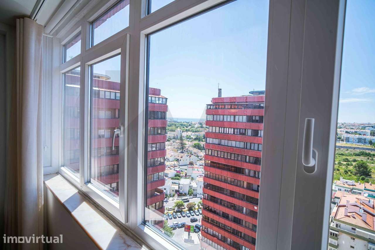 T2 renovado com vista de mar nas Torres das Palmeiras, Oeiras - Grande imagem: 2/33