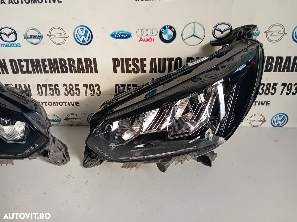 Faruri Far Stanga Dreapta Peugeot 2008 208 LED Tehnology 2019-2023 Originale 9833036180 933036380 - 5