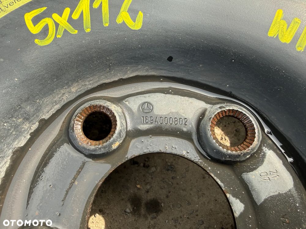 Koło dojazdowe dojazdówka 16' 5x112 Mercedes 1694000802 125/90 - 2
