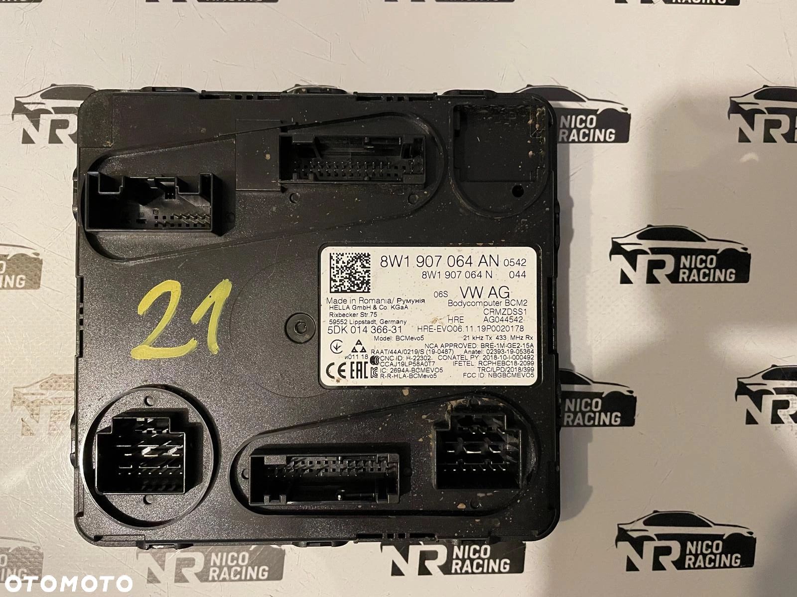 MODUŁ KOMFORTU BCM AUDI A4 B9 8W1907064AN - 1