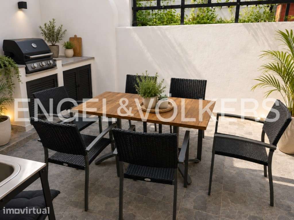 Andar de Moradia T3 Remodelado com Pátio em Faro - Grande imagem: 4/24
