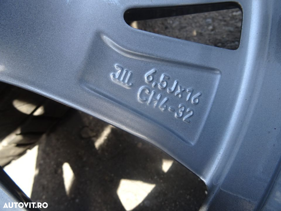 Vand Jante Aliaj cu Cauciucuri Peugeot 308 195/55 R16 6,5Jx16CH4-32 cod: 9828185580 - 6